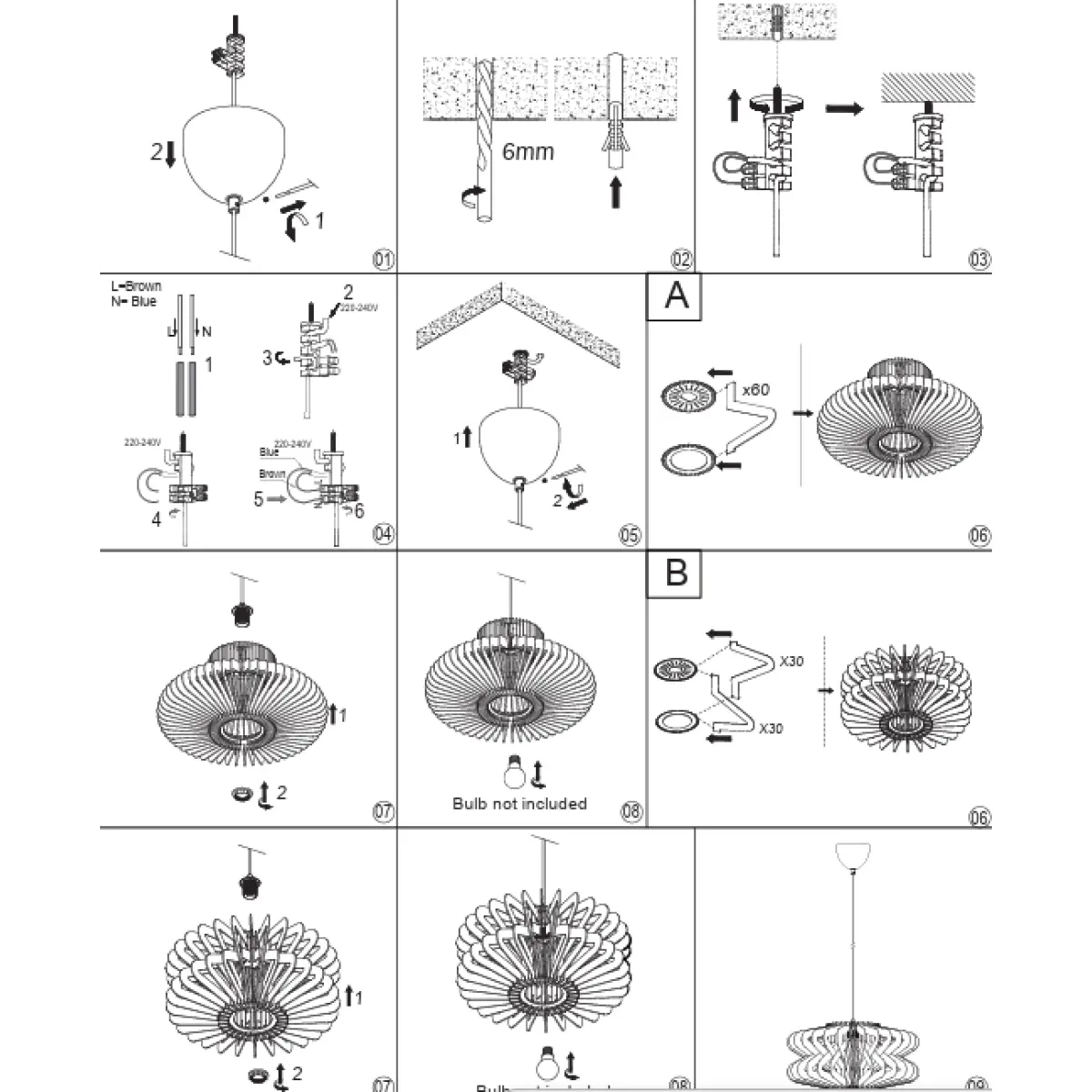 Nordlux Matis Visilica Crna